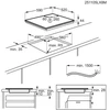 Įmontuojama indukcinė kaitlentė Electrolux EIV63449CT
