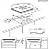 Įmontuojama indukcinė kaitlentė Electrolux SaphirMatt SE, Bridge, Hob2Hood, CIV63443CT