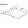 Įmontuojama indukcinė kaitlentė SIEMENS iQ300, EH601HFB1E, 60 cm