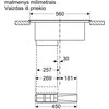 Kaitlentė su integruotu gartraukiu Bosch PVS611B16E  60cm.