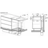 Bosch PVS811B16E Serija 4, Indukcinė kaitlentė su integruota ventiliacijos sistema, 80 cm, kaitlentė be rėmo