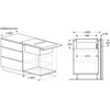 Bosch PVS811B16E Serija 4, Indukcinė kaitlentė su integruota ventiliacijos sistema, 80 cm, kaitlentė be rėmo