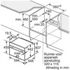 Įmontuojama kompaktiška orkaitė Siemens CB734G1B1