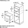 Įmontuojama mikrobangų krosnelė Bosch BFL9221B1