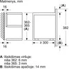 Įmontuojama mikrobangų krosnelė Bosch BFL9221B1