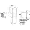Įmontuojama mikrobangų krosnelė Hisense BIM325G42BG, 25 l