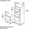Įmontuojama mikrobangų krosnelė Siemens iQ700, BF922R1B1, 21 l