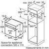 Įmontuojama orkaitė Bosch HBG7784B1, su pirolize