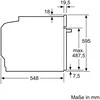 Įmontuojama orkaitė Siemens HB774G1W1, su pirolize