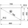 Įmontuojama plautuvė Franke Box BXX 210/110-68, 127.0539.906