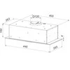 Įmontuojamas gartraukis Schlosser TN45PBBL GLASS