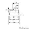 Bosch Įmontuojamas gartraukis SIEMENS LB75565