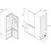 Šaldytuvas REFRIGERATOR BUILD-IN EHBQW5518E HAIER