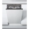 WHIRLPOOL Indaplovė WSIP4O33PFE, D energijos klasė (senas A+++), 45 cm, Powerclean PRO, Trečias krepšelis, 9 programos