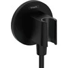 Jungtis potinkiniam dušui Hansgrohe FixFit S 26888670, juodas matinis