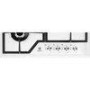 Gas cooktop Electrolux EGS6436WW (4 fields, baltos spalvos)