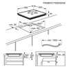 60cm.pločio indukcinė kaitlentė Hob2Hood Electrolux LIL61434C