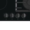 Gorenje | Kaitlentė | GCE691BSC | Dujos ant stiklo + vitrokeramika | Degiklių / virimo zonų skaičius 4 | Sukamosios rankenėlės | Juodas