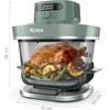 Gruzdintuvė NINJA 5-in-1 XL Glass Air Fryer | AS090EUGN Crispi Pro | Power 2050 W | Capacity 5.7 L | Moss Žalias