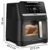 Karšto oro gruzdintuvė TEFAL Easy Fry Silence XXL, EY8468E0, 1800 W, 7 L