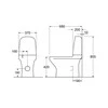 Klozetas Gustavsberg Estetic 8300, SoftClose dangtis GB1183002R1231G
