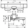 Maišytuvas Hansgrohe Ecostat E 15774000