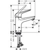 Maišytuvas Hansgrohe Novus 100, 71030000