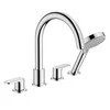 Maišytuvas Hansgrohe Vernis Blend 71456000, chromo, montuojamas į vonios kraštą