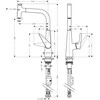 Maišytuvas plautuvei Hansgrohe Talis Select 300 Chromas 72821000