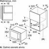 Bosch BFL623MB4 Serija 2, Įmontuojamoji mikrobangų krosnelė, Juodas