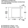 Bosch BFL623MB4 Serija 2, Įmontuojamoji mikrobangų krosnelė, Juodas