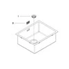 Nerūdijančio plieno plautuvė Grohe K700, 31726SD0