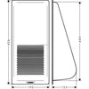Nuvarvėjimo indas Hansgrohe F14, 40963000, juodas matinis