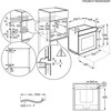 Orkaitė - Electrolux EOB3400BOR 74L 2780W Įmontuojama Elektrinė Juoda
