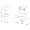 MPM MPM-63-BO-12 Orkaitė, juoda