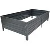 Meistro Kodas Pakelta lysvė KLASIKA GARDEN, RAL7016 (antracito), cinkuotas metalas, 150x75x30 cm