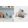 Ninja Kitchen StaySharp nerūdijančio plieno 6 dalių peilių rinkinys + baltas peilių laikymo blokas - K62006EUWH