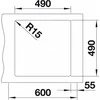 Plautuvė BLANCO ARTAGO 6-IF/A SteelFrame 521767