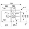 Plautuvė FRANKE Basis BFG 651-78 114.0301.369