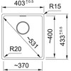 Plautuvė Franke MRG 210/110-37 balta 114.0658.194