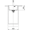 Plautuvė Franke MRG 610-39 Stone pilkas