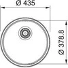 Plautuvė Franke Rondo ROX 610/110-38, 101.0725.057
