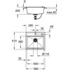 Plautuvė Grohe Composite K700, 31651AP0, juoda