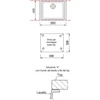 Plautuvė PLADOS ON5610ST-42 titano, su sifonu, ventiliu