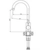 Plautuvė su maišytuvu Quadron GO SMART, TQ6244GSSZ, pilka