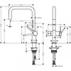 Plautuvės maišytuvas Hansgrohe Talis M54, 72827800, nerūd. plieno