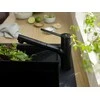 Plautuvės maišytuvas su ištraukiama žarna Hansgrohe Zesis M33, 74800670, juodas matinis