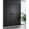 Potinkinė dušo sistema BlueWater BOSTON BOS-ZKP.350, juodas matinis