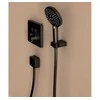 Potinkinės, termostatinės dušo sistemos komplektas Hansgrohe Raindance E 27939670, juodas matinis
