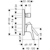 Potinkinis maišytuvas Hansgrohe Talis S 72405000